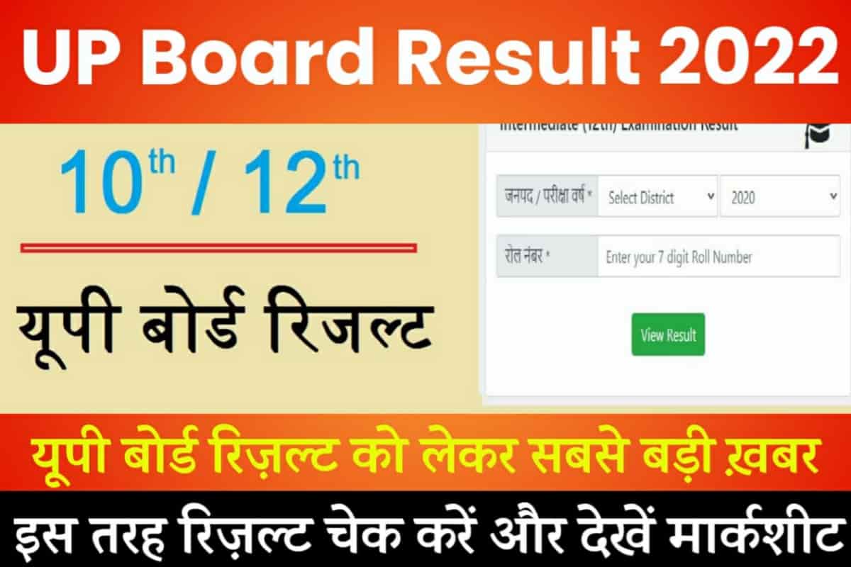 UP Board Result 2022