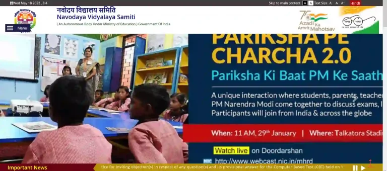 navodaya class 9 result 768x340 1