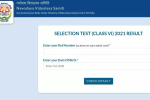 Navodaya Result 2022 Class 6 release