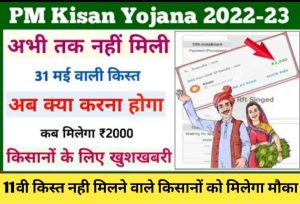 PM Kisan Yojana: पीएम किसान की लाभ नहीं मिलने वालों किसानों को दोबारा मिलेगा मौका.