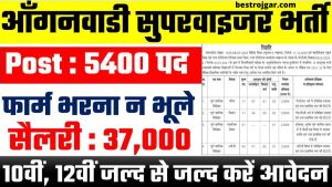 Anganwadi Supervisor Bharti 2022