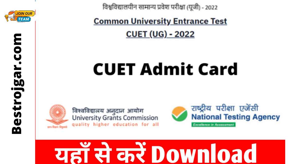 CUET Admit Card 2022