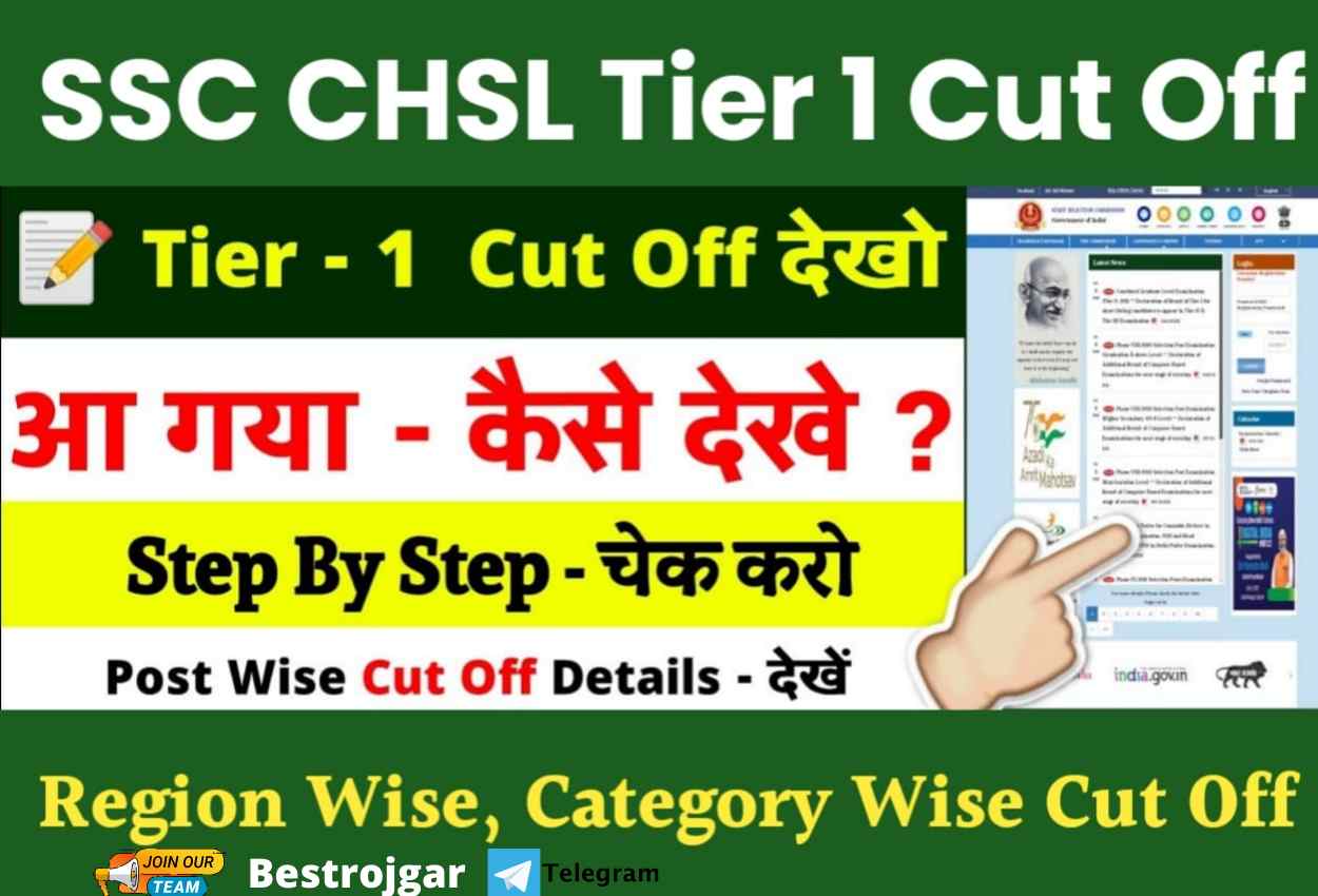 SSC CHSL Tier 1 Cut Off
