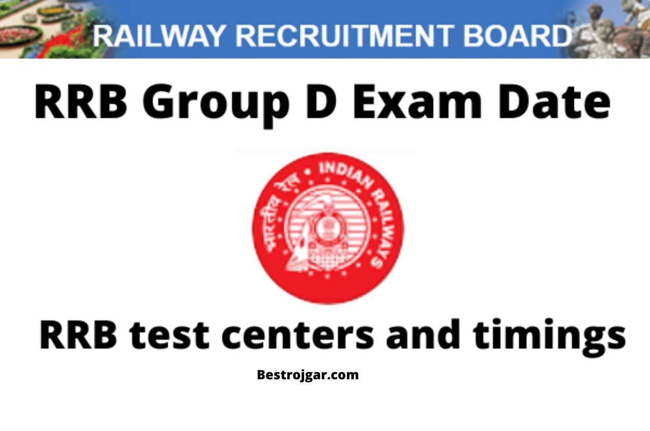 RRB Group D Exam City 2022 Center List