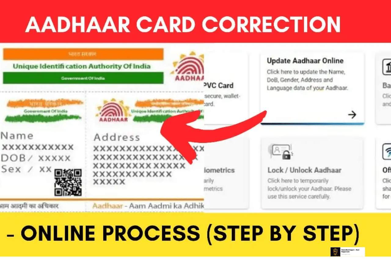 Aadhar Card Correction Online 2022