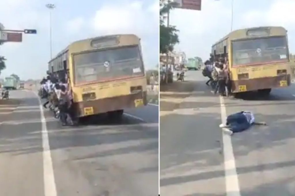 Viral Video:- स्कूली बच्चों से भरी थी बस, अचानक चलती बस से गिरी मासूम मासूम, कमजोर दिल वाले न देखें VIDEO 3 Viral Video