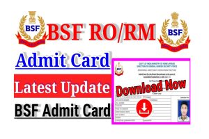 BSF Head Constable (RO/RM) Admit Card 2024 || BSF Head Constable (RO/RM) Admit Card 2024 online