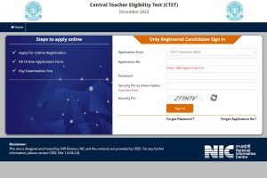 CTET Correction Form 2022 