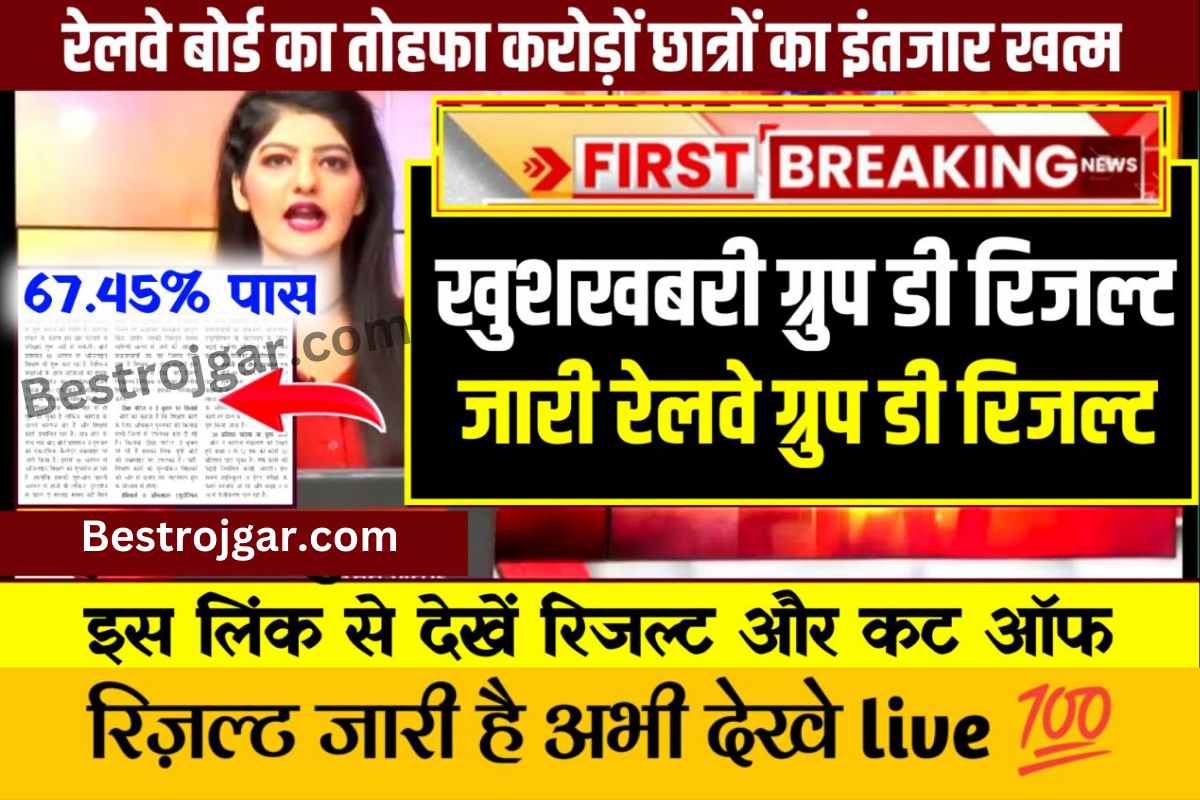 RRB Group D Result 2022 Download