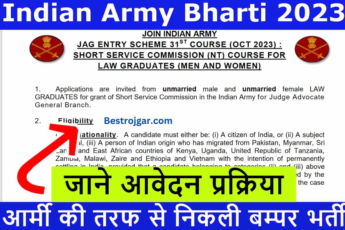 Indian Army Vaccancy 2023