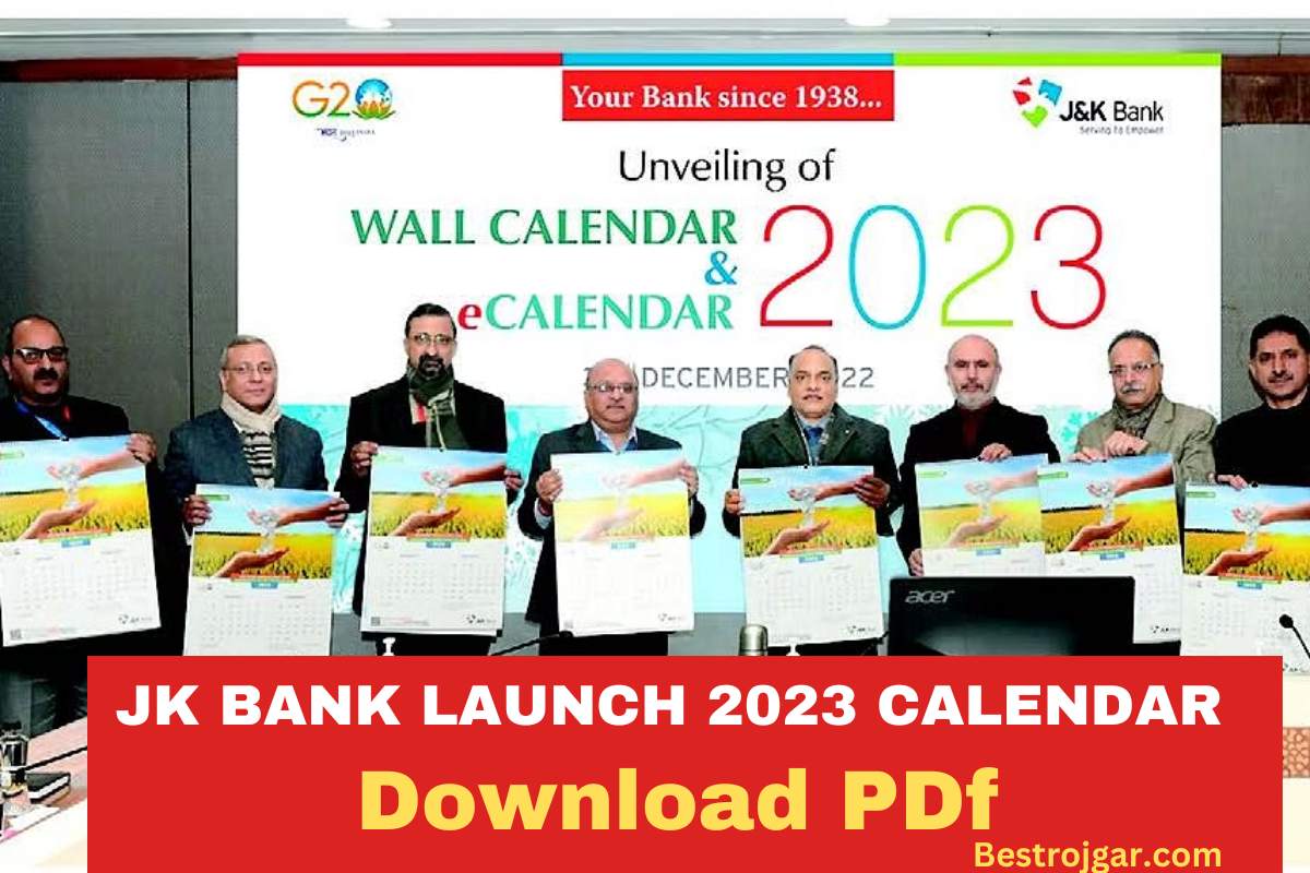 JK Bank Launch 2023 Calendar