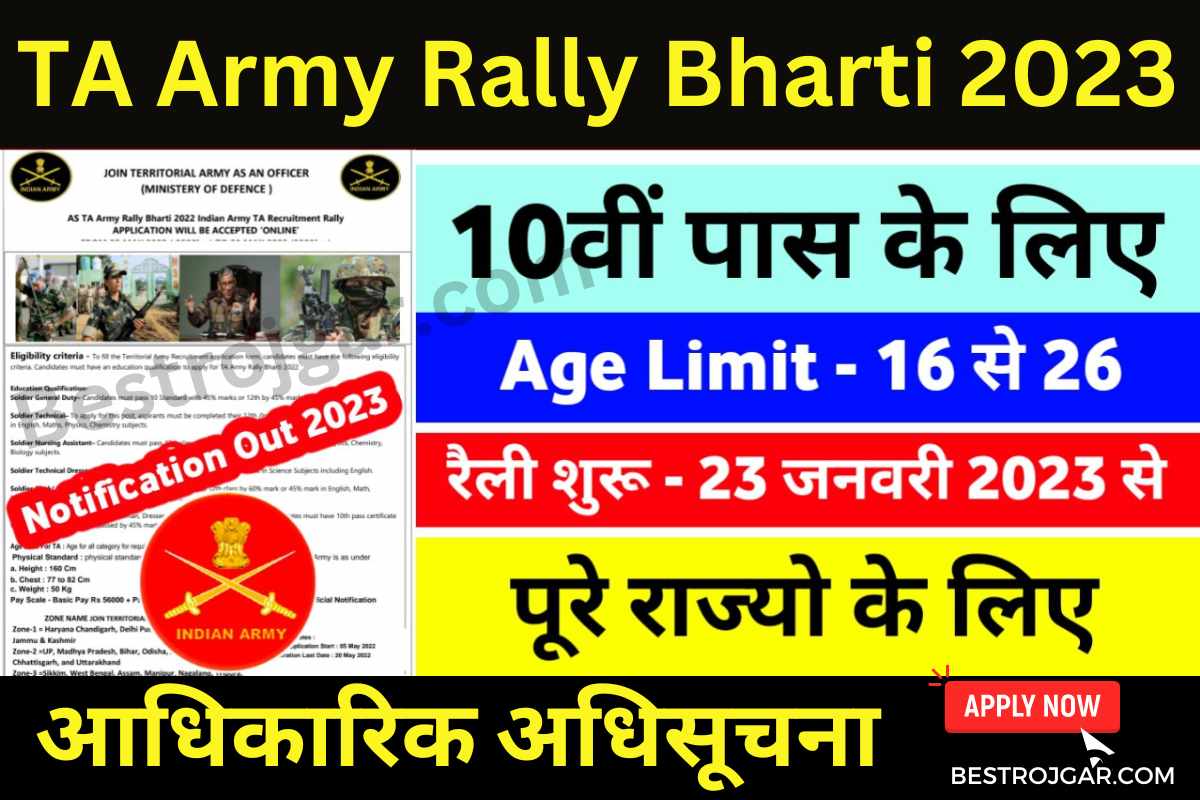 TA Army Rally Bharti 2023
