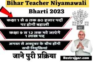 Bihar Teacher Niyamawali bharti 2023- बिहार में 1.80 लाख शिक्षकों की भर्ती का रास्ता साफ- अब जल्दी apply kare