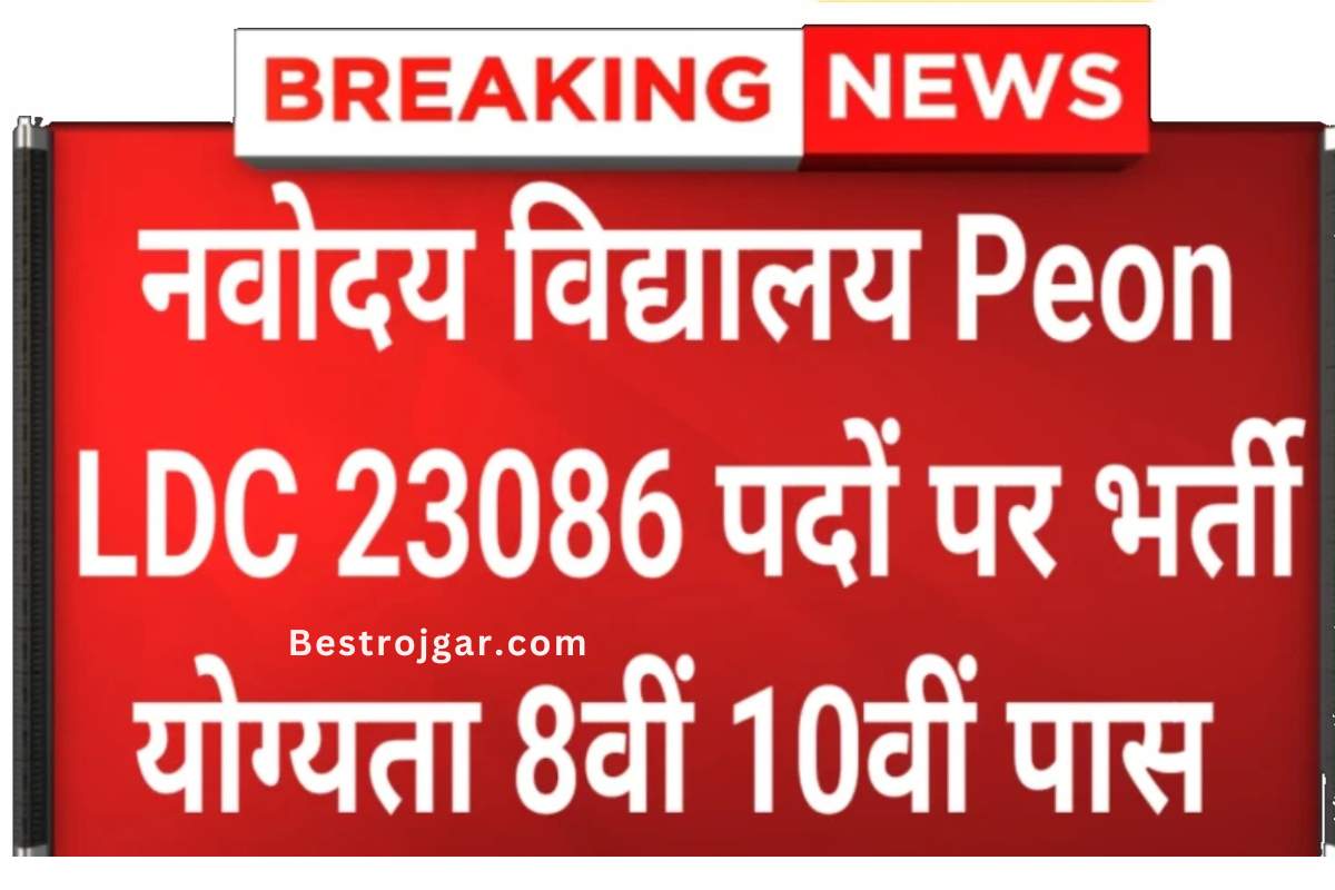 LDC Navodaya Vidyalaya bharti