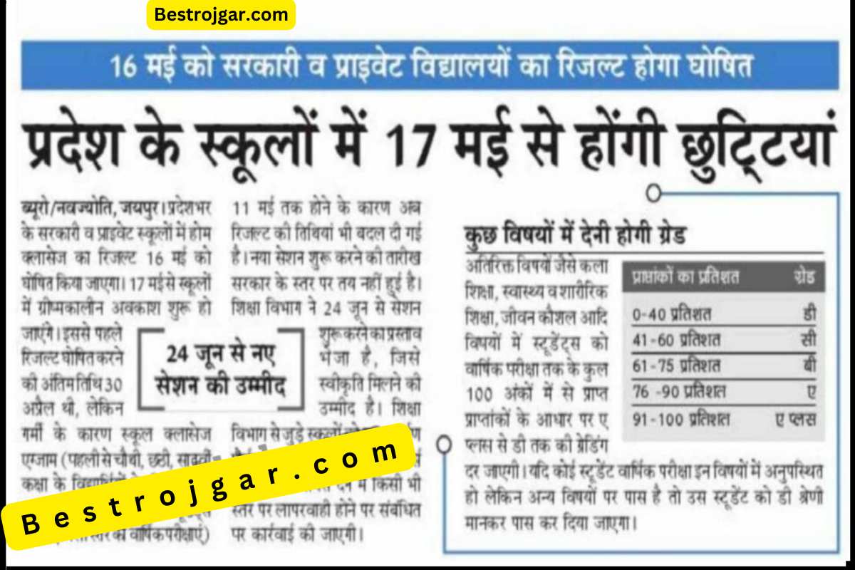 Summer Holidays Announced Today