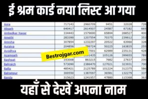 E Shram Card Payment List PDF: ई श्रम कार्ड के पैसे आने लगे, अपना नाम देखें 3 E Shram Card Payment List PDF