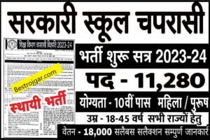 Govt School Peon Vacancy 2023