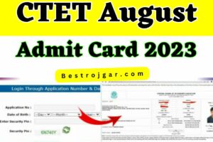 CTET August Admit Card 2023: सीटीईटी परीक्षा के एडमिट कार्ड जारी, ऐसे करें डाउनलोड