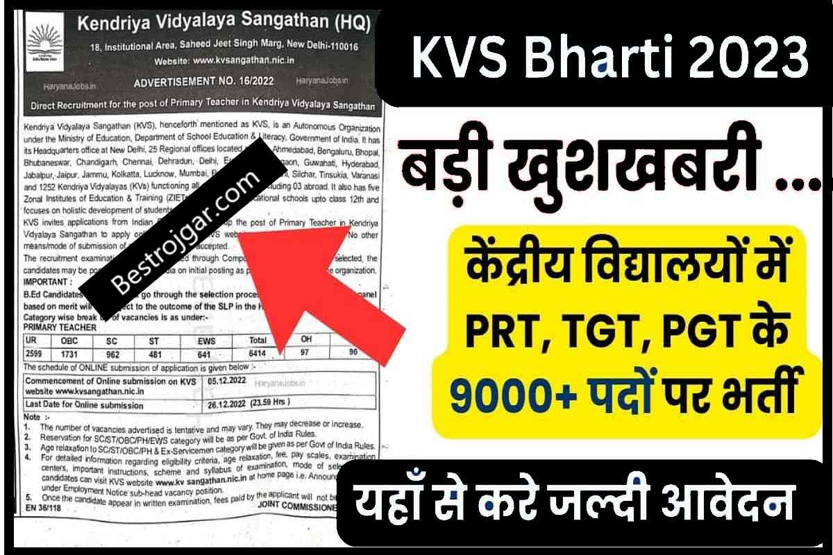 KVS Bharti 2023