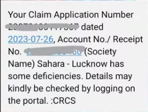 Sahara Refund Message 2023 : Sahara india के निवेशको को आया यह मैसेज ,जाने क्या है इस मैसेज का मतलब , पूरी जानकारी यहाँ 3 503