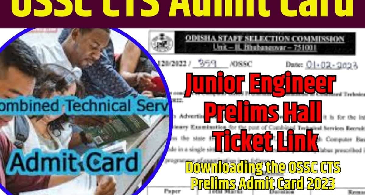 OSSC CTS Admit Card