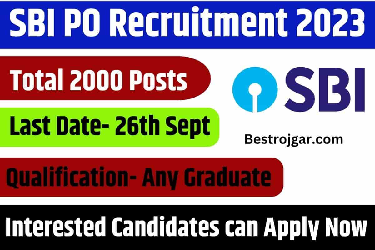 Back SBI PO Recruitment 2023: 2000 पदों के लिए रजिस्ट्रेशन आज से शुरू 2 Back SBI PO Recruitment 2023