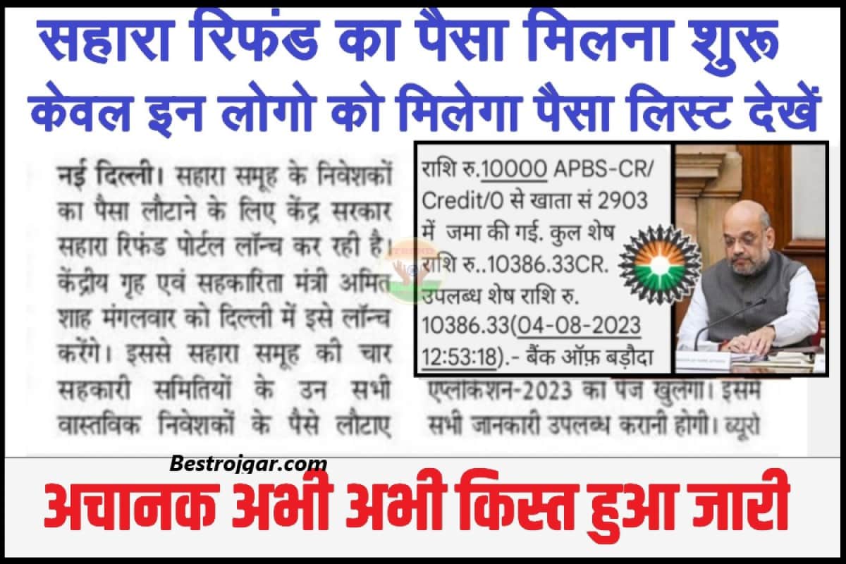 Sahara India 1st Kist