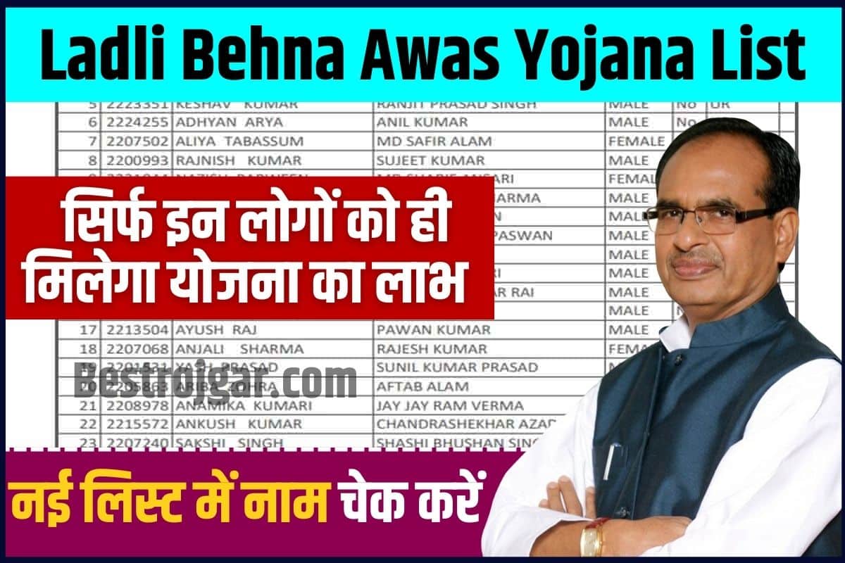 Ladli Behna Awas Yojana Portal List