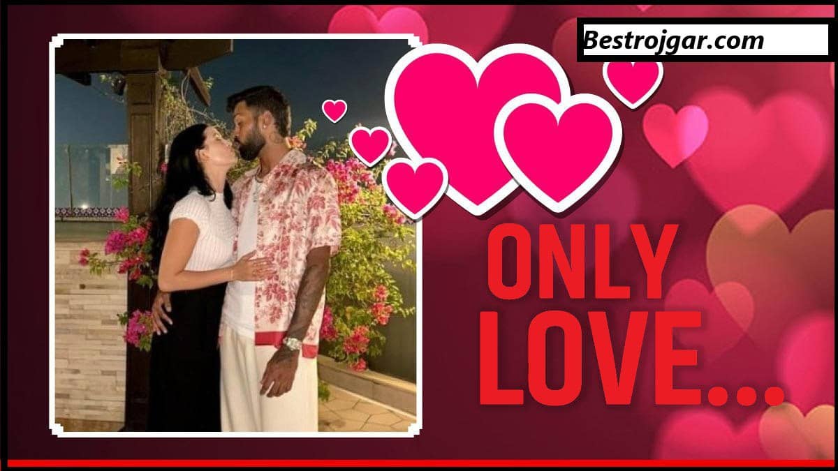 Hardik Pandya Liplock Photo Viral