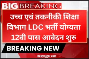Higher And Technical Education LDC Recruitment 2023