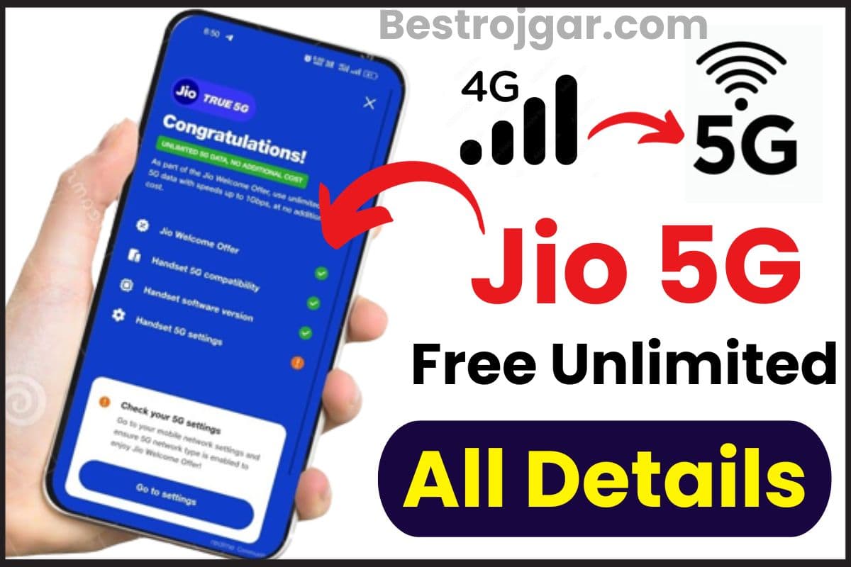Free Jio 5G Unlimited Data