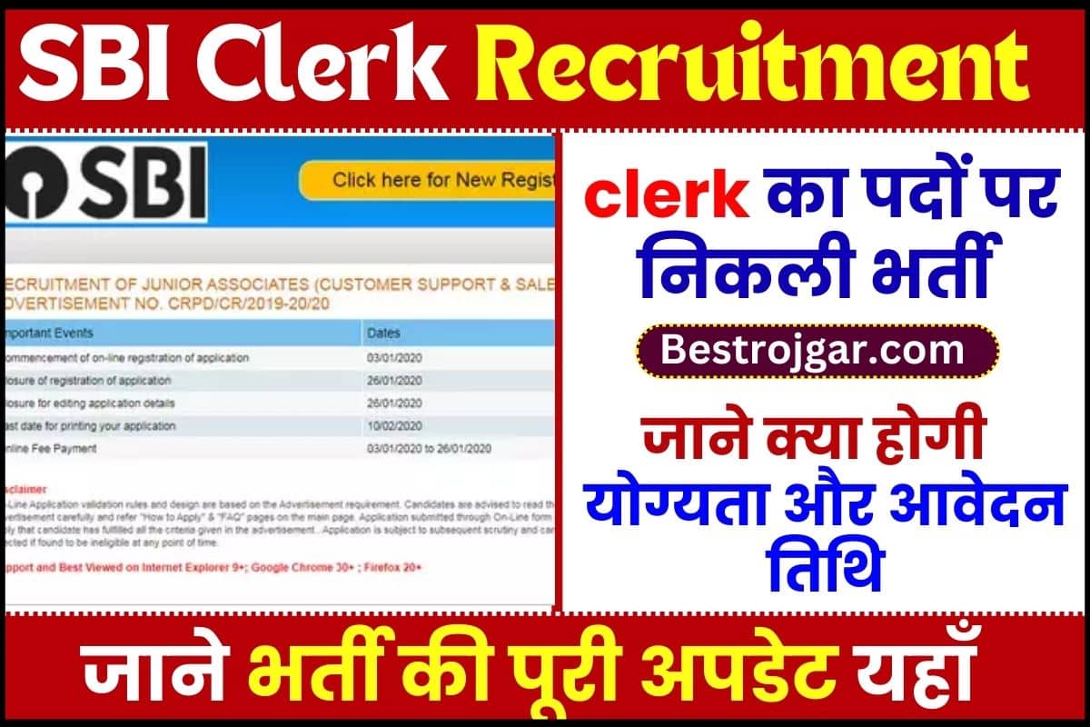 SBI Clerk Recruitment
