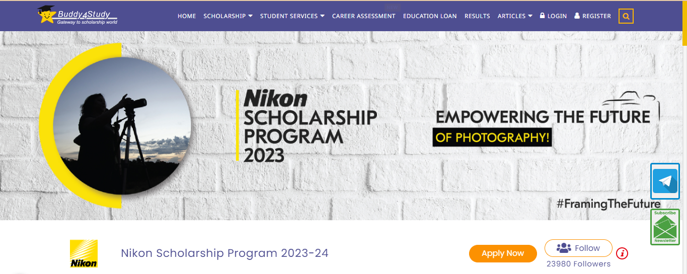 Nikon Scholarship 2023: सभी 12वीं पास लोगों को मिलेगी 1 लाख रुपए छात्रवृत्ति यहां से आवेदन करें 3 Nikon Scholarship