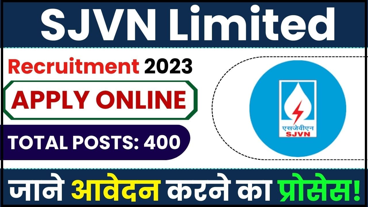 SJVN Limited Recruitment 2023