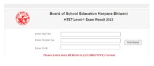 HTET Result 2023: हरियाणा बोर्ड ने HTET PRT / PGT / TGT के Level 1/ Level 2 / Level 3 का रिजल्ट किया जारी, फटाफट ऐसें करें अपना रिजल्ट चेक 5 NJ