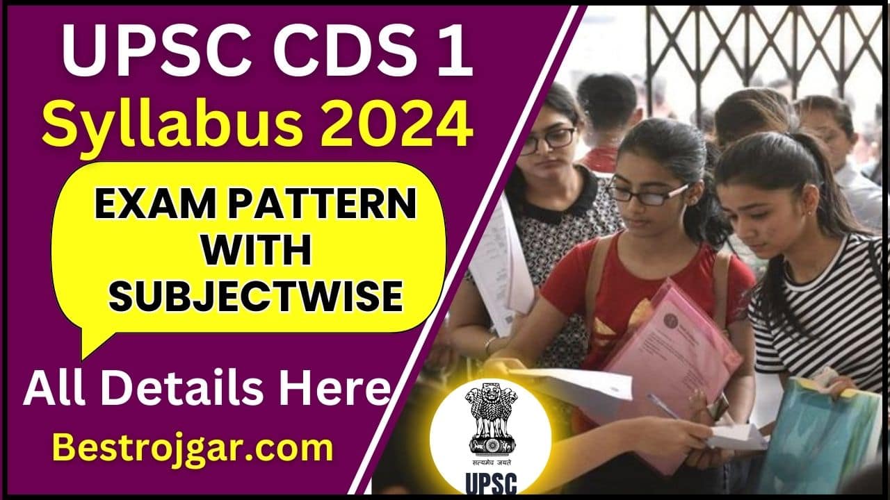 UPSC CDS 1 Notification 2024