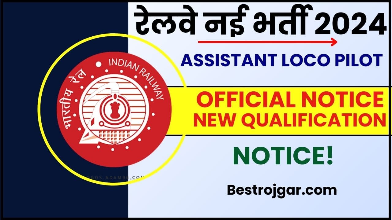RRB Assistant Loco Pilot Recruitment 2024