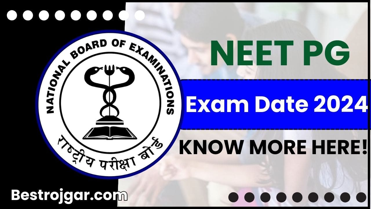 NEET PG Exam Date 2024