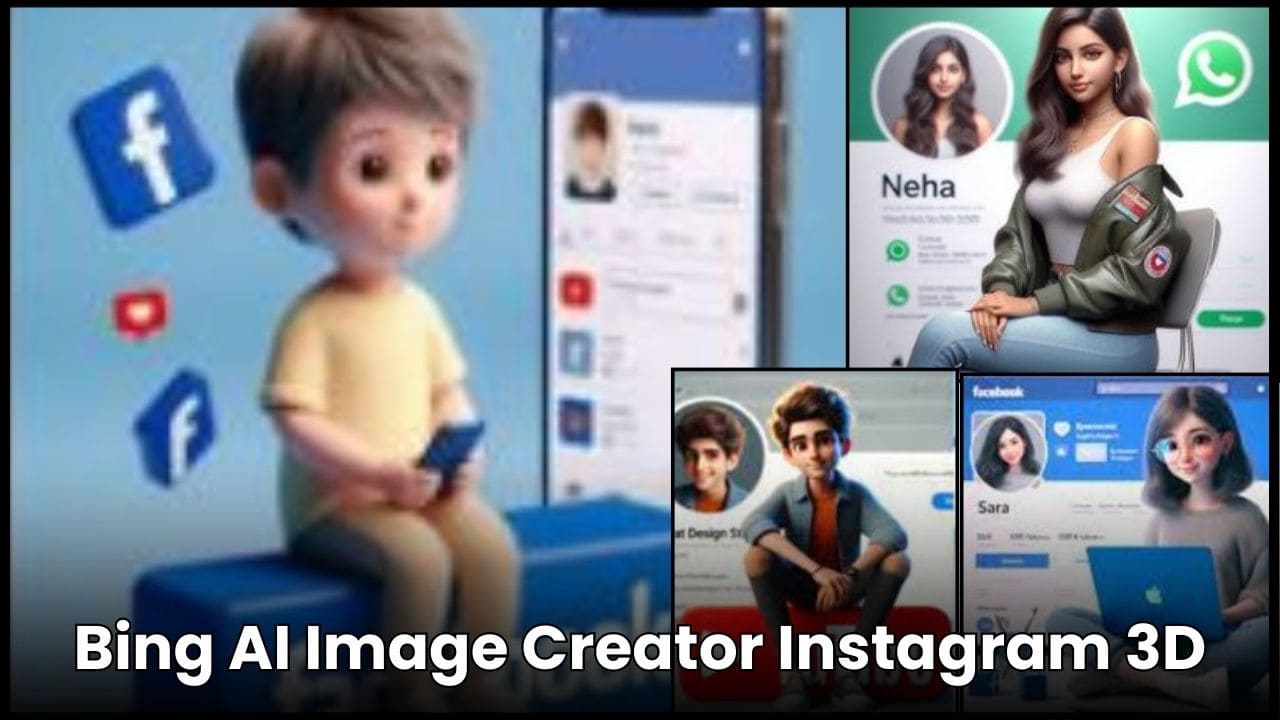Bing AI Image Creator Instagram 3D