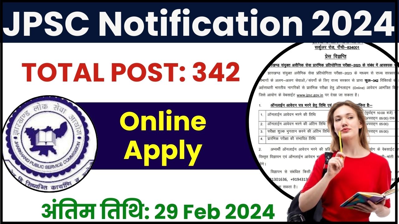 JPSC Notification 2024