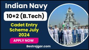 Indian Navy 10+2 B.Tech July 2024