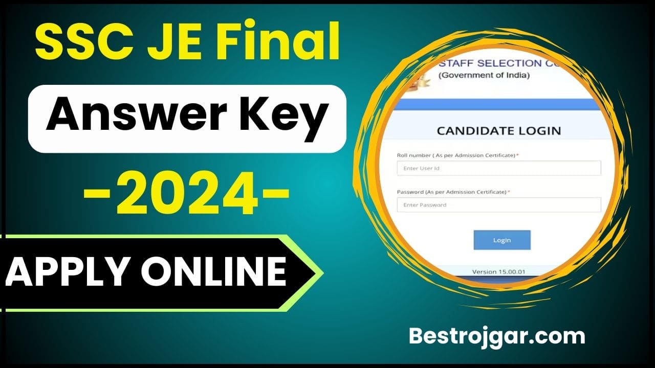 SSC JE Final Answer Key 2024