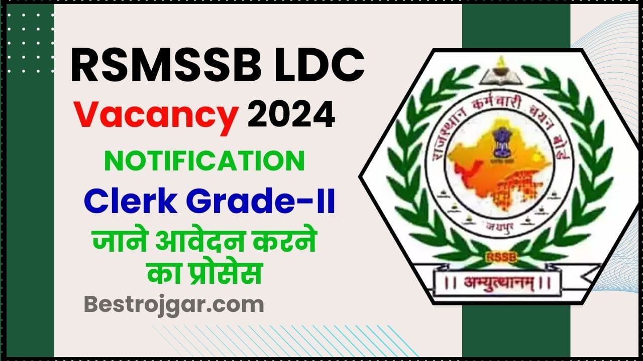 RSMSSB LDC Vacancy 2024