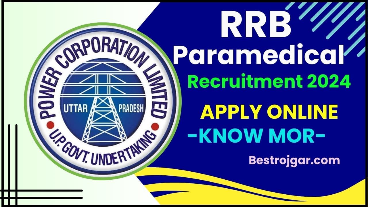 RRB Paramedical Recruitment 2024
