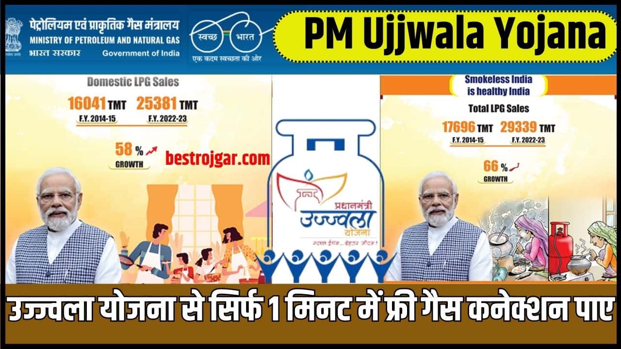 Pradhan Mantri Ujjwala Yojana 2024: उज्ज्वला योजना से सिर्फ 1 मिनट में फ्री गैस कनेक्शन पाए, घर बैठे आवेदन करें 1 Pradhan Mantri Ujjwala Yojana