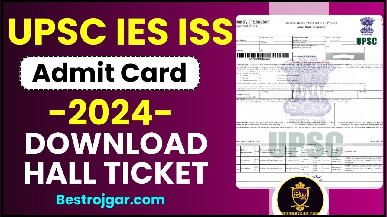 UPSC IES ISS Admit Card 2024 : Download Indian Statistical Services/ Economics Hall Ticket Now (Link active) 2 UPSC IES ISS Admit Card