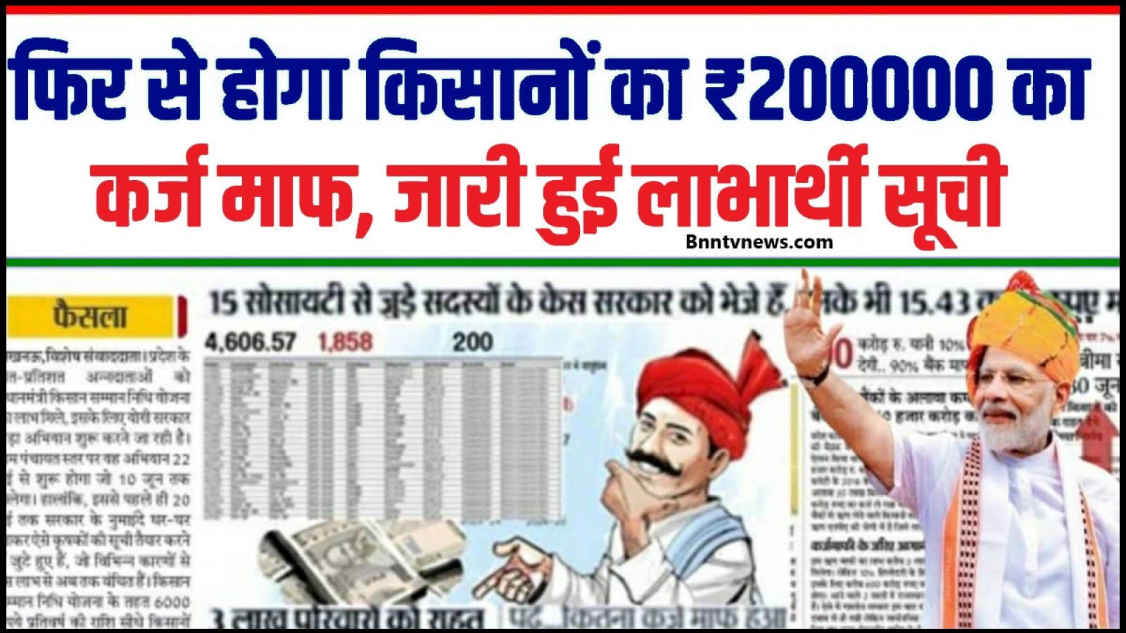 Kisan Karj Mafi KCC List