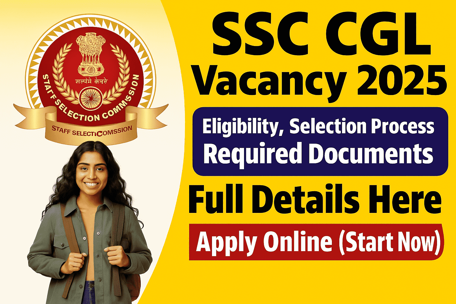 SSC CGL Vacancy 2025