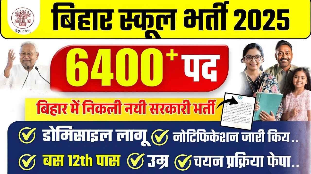 Bihar Vidyalaya Lipik Vacancy 2025