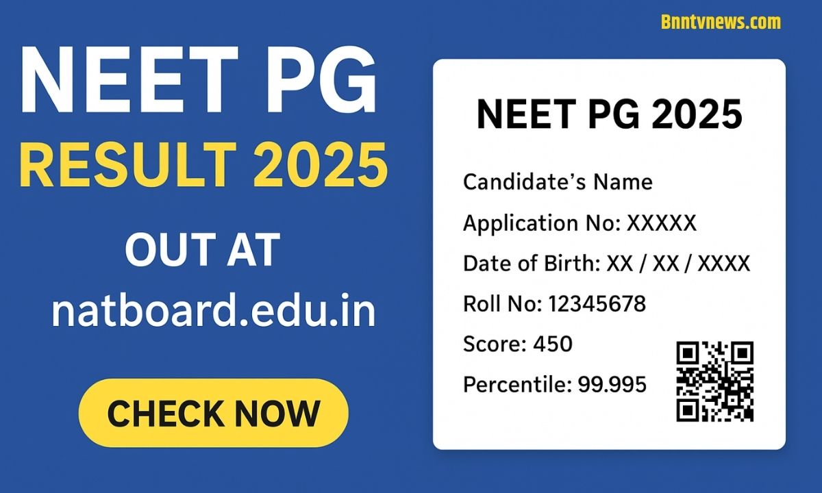 NEET PG Result 2025